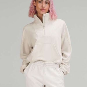 Lululemon Softstreme Cropped Quarter Zip